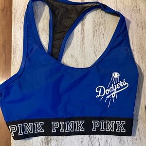 VIctoria Secrets PINK Dodgers Sports Bra